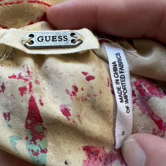 (3-4) Guess Silk mini dress - Picture 4 of 6